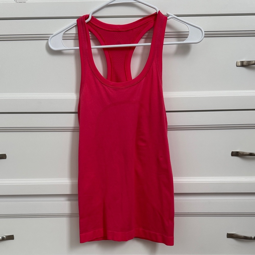Lululemon Athletica Vibrant Pink Tank Top